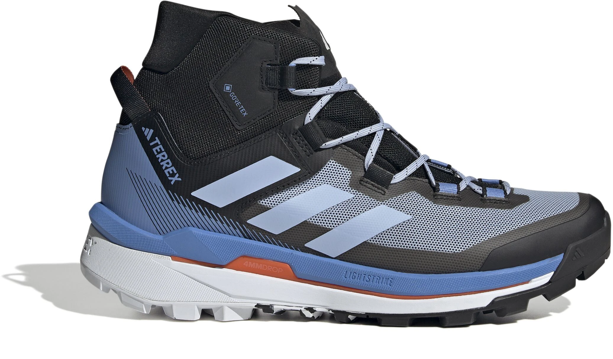 Adidas TERREX Skychaser Tech GTX Mid Hiking Shoes Men, Sort/orange 3 Adidas TERREX Skychaser Tech GTX Mid Hiking Shoes Men, Sort/orange