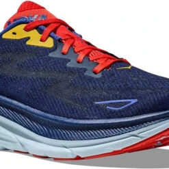 Hoka One One Clifton 9 Running Shoes Men, Sort/hvid