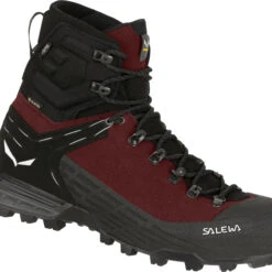 SALEWA Ortles Ascent GTX Mid Shoes Women, Rød/sort