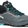 Scarpa Rapid Mid GTX Shoes Women, Blå/sort -Hanwag shop scarpa rapid mid gtx shoes women anthracite turquoise 6