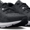 Under Armour Charged Rogue 3 Knit Shoes Men, Sort/hvid