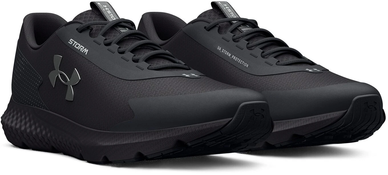 Under Armour Charged Rogue 3 Storm Shoes Men, Sort/gul 3 Under Armour Charged Rogue 3 Storm Shoes Men, Sort/gul